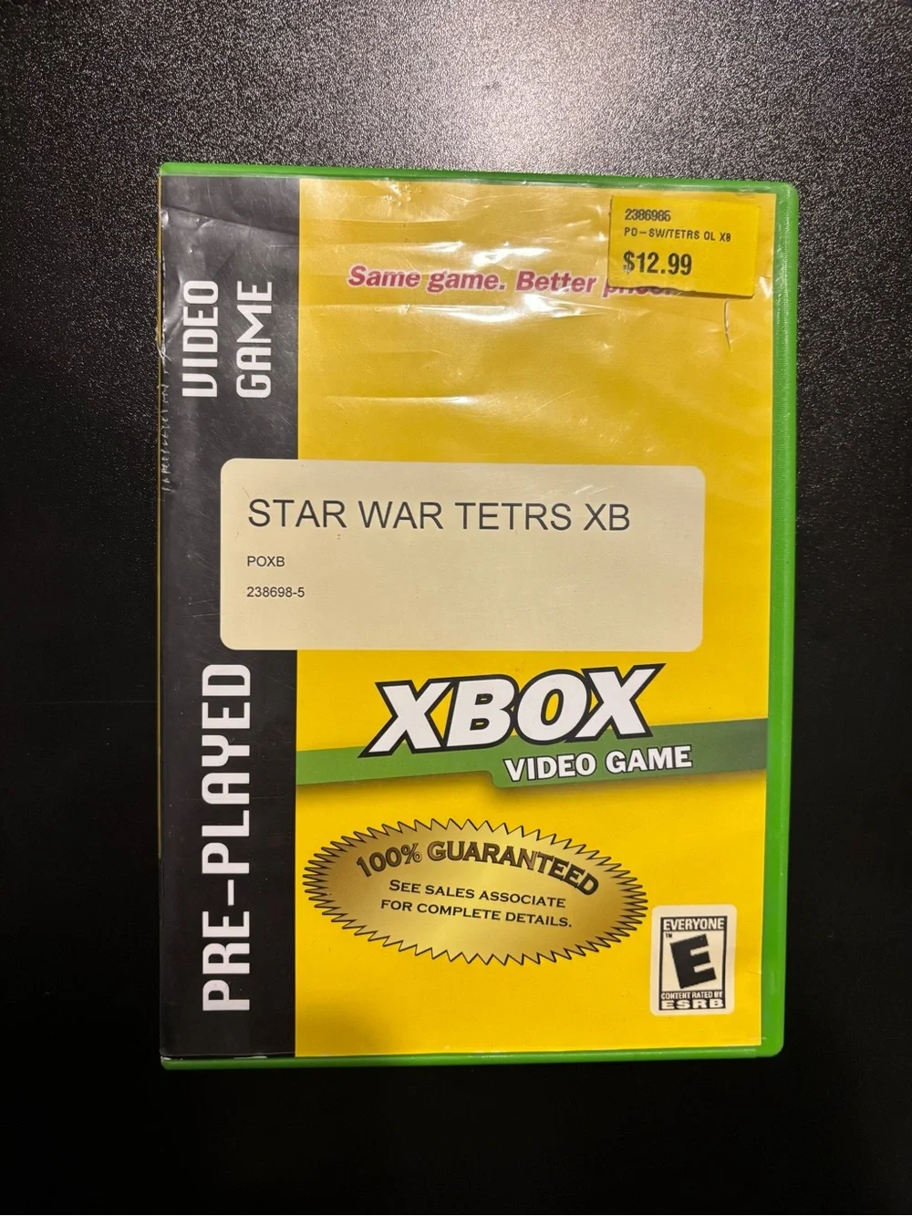 Star Wars & Tetris Video Game for xbox